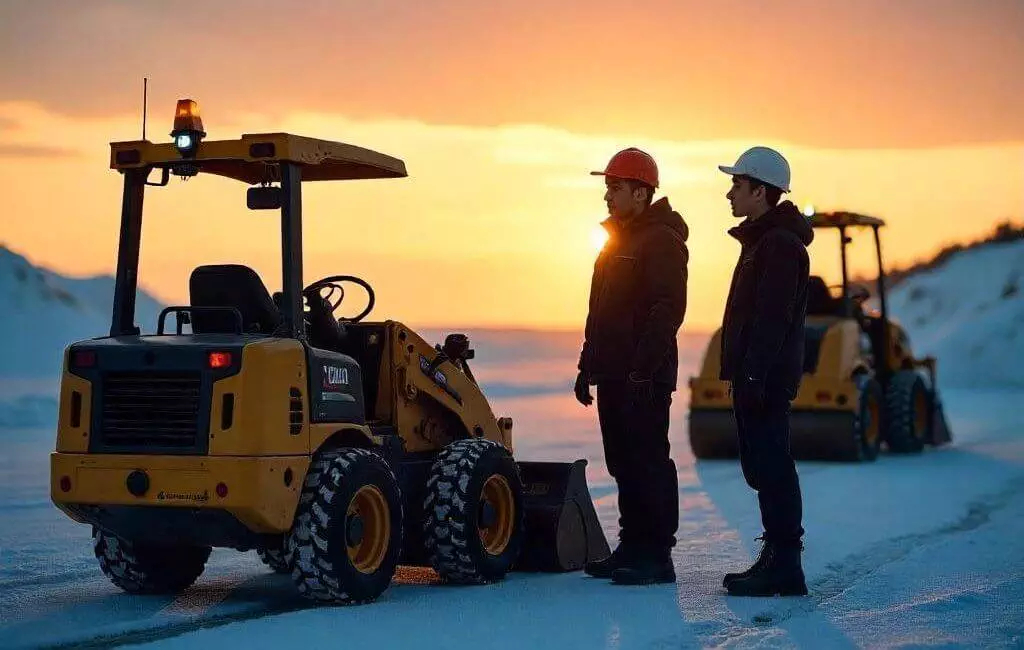 small machines on ice